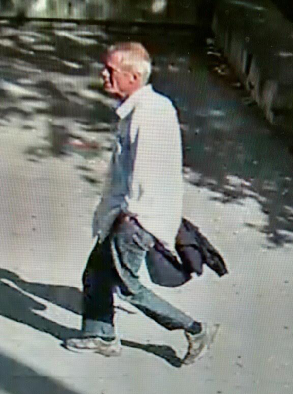 The suspicious man is described as a 6-foot tall caucasian male between 50-60 years old. / Courtesy of Safety and Security Office
