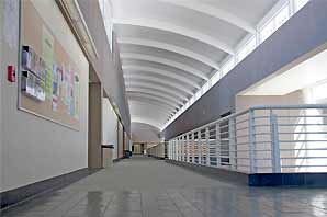 Hallway of SAC Cesar Chavez Building