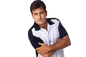 Portrait of Charlie Sheen