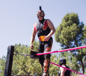 Death Stare / Luchadores’ use of masks was inspired by El Santo, who first donned them in the 1940s as a tribute to Mayan and Aztec warriors. / Liz Monroy / el Don 