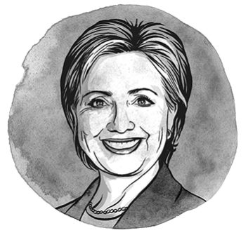 ILLUSTRATION: Hillary Clinton