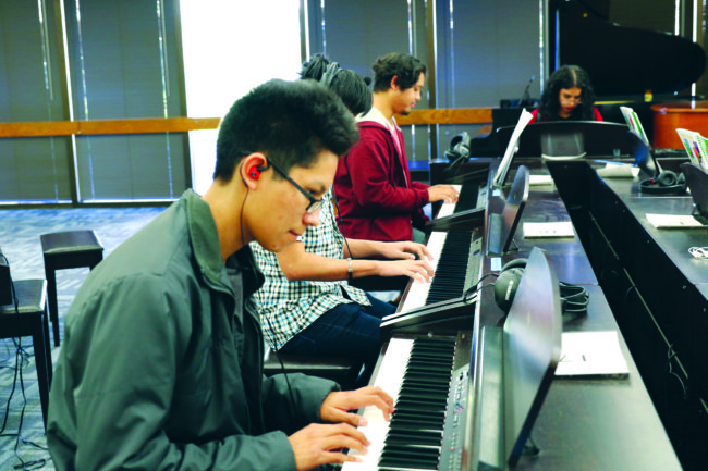 Music Department students are pleased with the recent relocation./ Noemi Mosqueda / el Don /