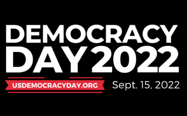 Democracy Day logo black