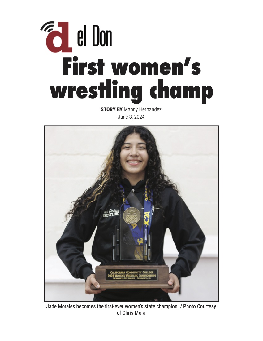 First women’s wrestling champ