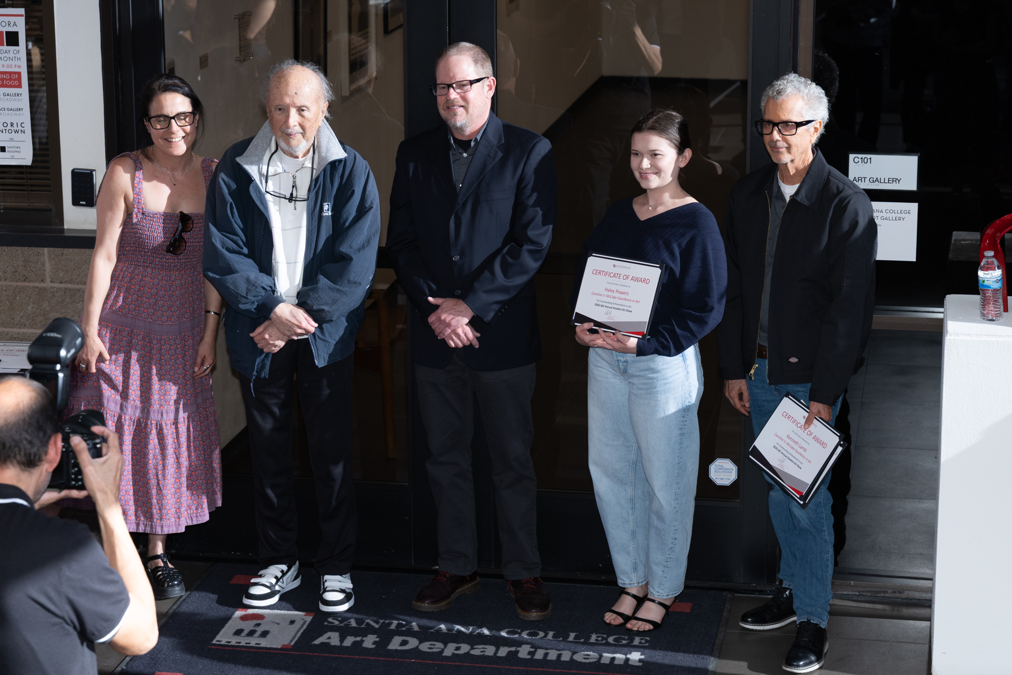 students were awarded The Caroline V. McCabe Excellence in Art Award